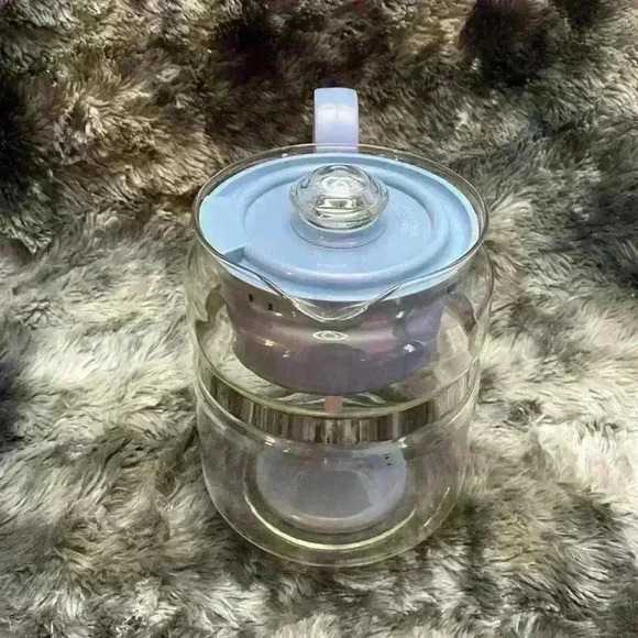 Vintage Gemco Glass Perk Percolator
USA 4 to 8 Cup Coffee  Maker Pot Blue - Picture 13 of 16